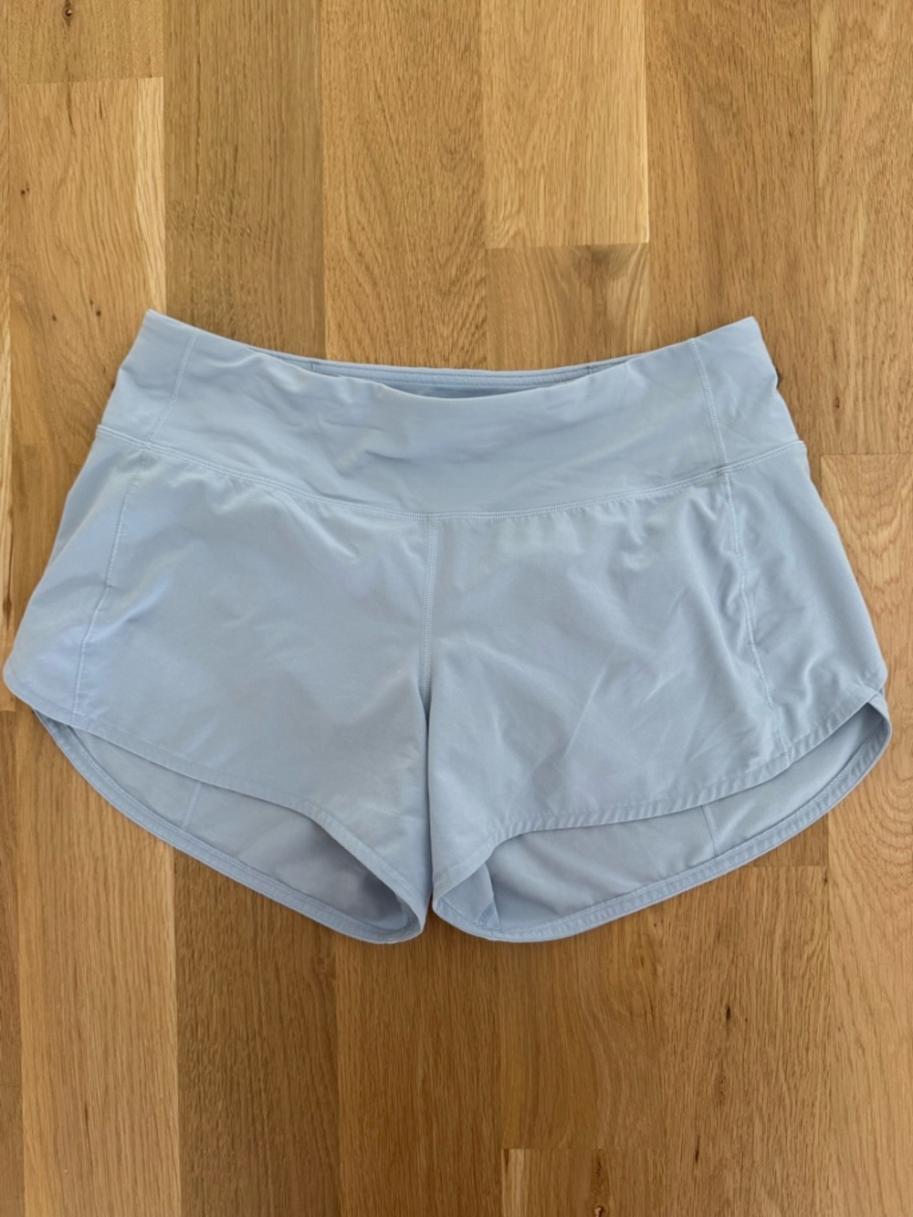 lululemon athletica Pale Blue Lightweight Athletic Shorts